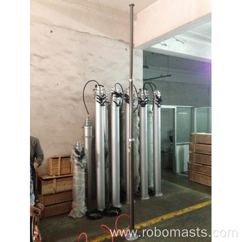 3.5m pneumatic non-locking mast